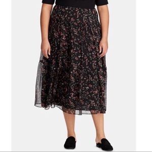 Lauren Ralph Lauren | Floral Tiered Peasant Skirt